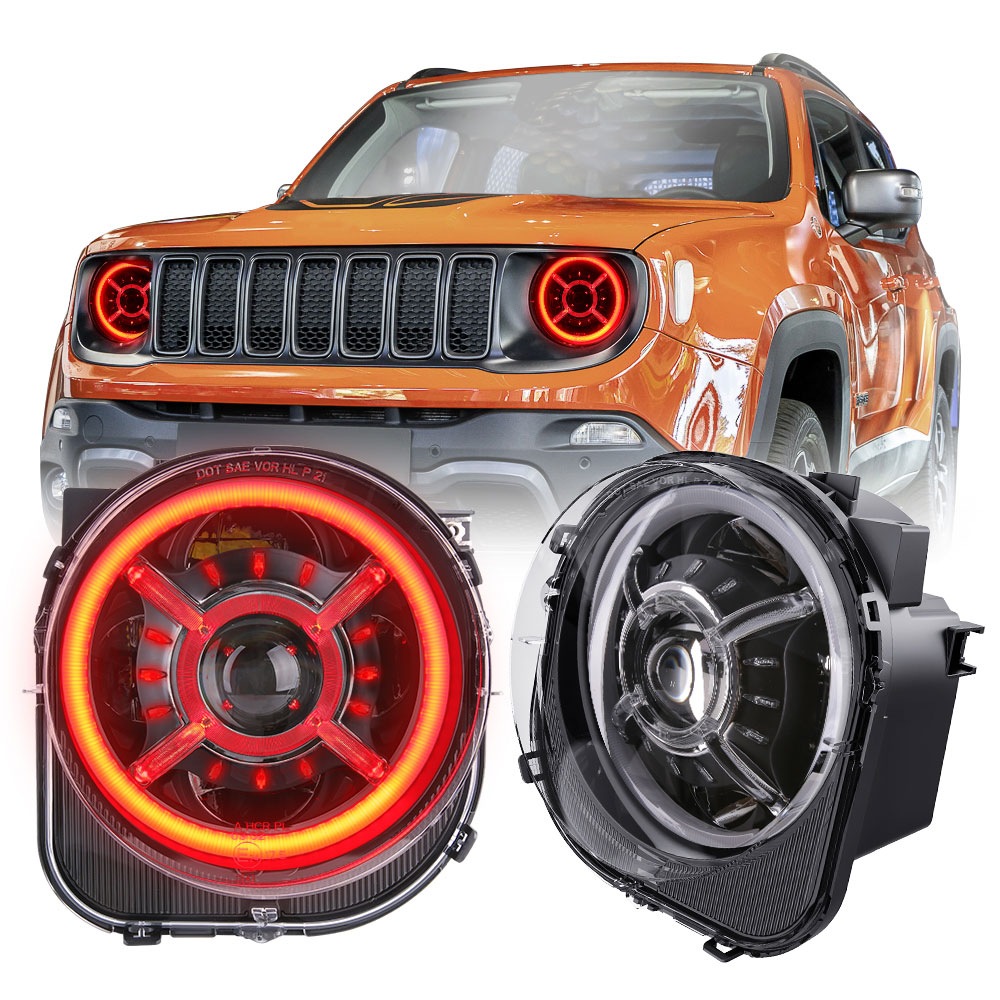 Jeep Renegade Halo Headlights