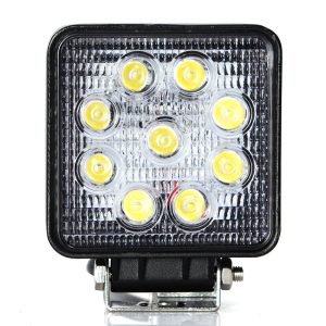 27W square LED work light for car/truck
