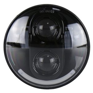 5.75 Inch 45W LED Round Motorcycle Headlight Hi/Lo Beam 5 3/4" Inch Led Headlamp for Harley Dyna