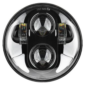 5.75 inch Led headlight halo Ring white DRL Angel eye For motocycle Sportster Touring