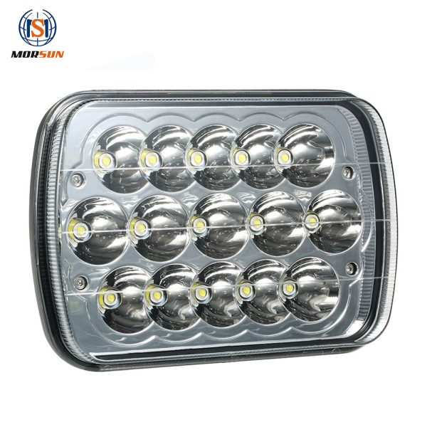 For Jeep Wrangler YJ accessories 5x7'' rectangular headlight for jeep cherokee xj h4 led lights